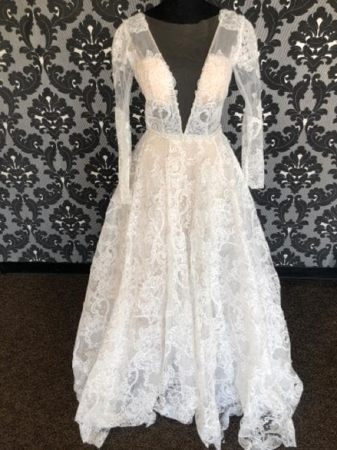 Calla Blanche CALISTA 18231 Women's Wedding Dress Lace Ivory/Nude A-line | Something Blue .